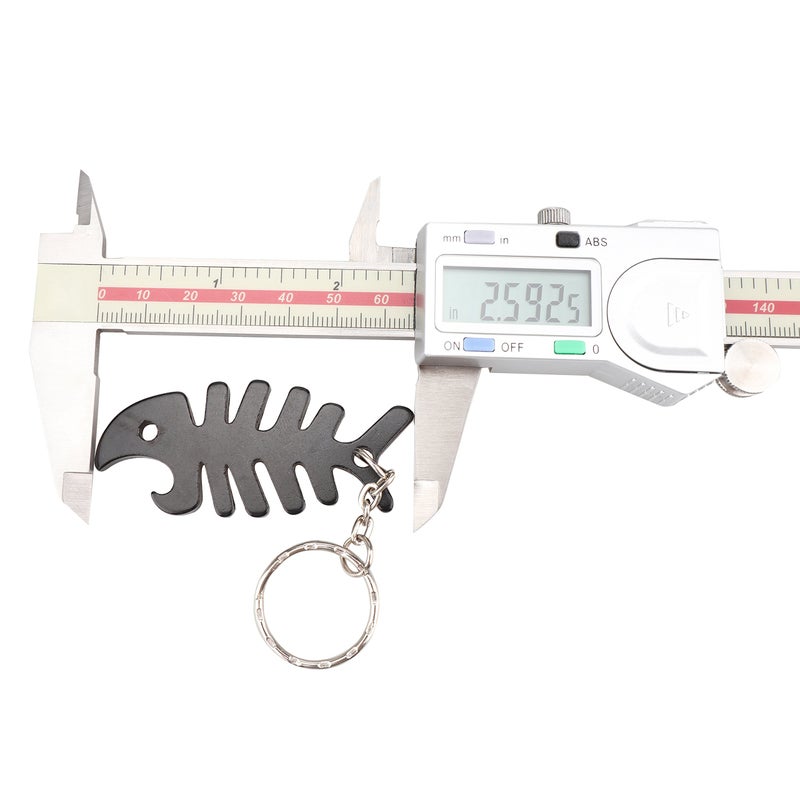 SWATOM Fish Bone 6PCS Bottle Opener Keychain Beer Openers Tool Key Chain Ring Accessories - Image 3